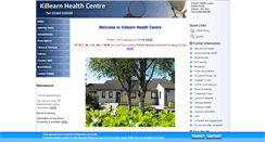 Desktop Screenshot of killearnhealthcentre.com